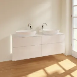 Villeroy & Boch Finion Тумба под раковину, с подсветкой, 4 выдвижных ящика, 1600 x 603 x 501 mm, Glossy White Lacquer G96100GF