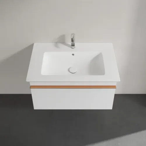 Villeroy & Boch Venticello Тумба под раковину, 1 выдвижной ящик, 753 x 420 x 502 mm, Glossy White / Glossy White A93405DH