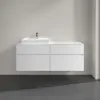 Villeroy & Boch Collaro Тумба под раковину, с подсветкой, 4 выдвижных ящика, 1400 x 548 x 500 mm, Glossy White / Glossy White C085B0DH
