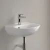 Villeroy & Boch O.novo Раковина компактная, 450 x 360 x 160 mm, Альпийский белый, с переливом 43404501