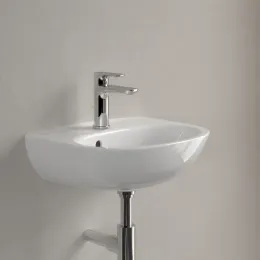 Villeroy & Boch O.novo Раковина компактная, 450 x 360 x 160 mm, Альпийский белый, с переливом 43404501