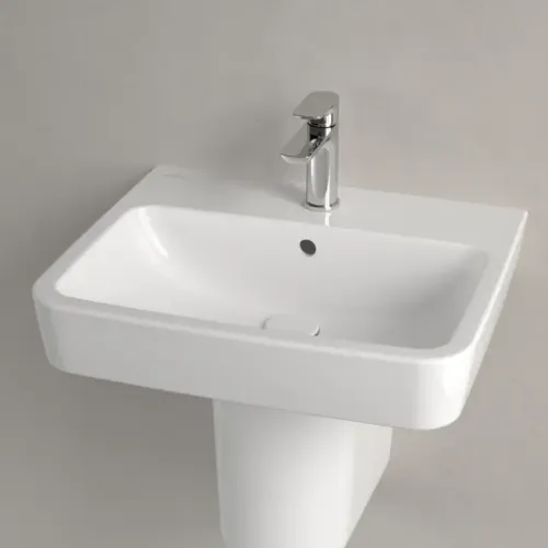 Villeroy & Boch O.novo Pаковина, 550 x 460 x 175 mm, Альпийский белый, с переливом 4A415501