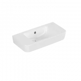 Villeroy & Boch O.novo Раковина компактная, 500 x 250 x 145 mm, Альпийский белый, с переливом 43425201