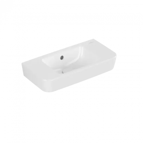 Villeroy & Boch O.novo Раковина компактная, 500 x 250 x 145 mm, Альпийский белый, с переливом 43425201