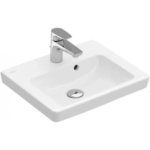 Villeroy & Boch Subway 2.0 Раковина компактная, 450 x 370 x 155 mm, Альпийский белый, с переливом 73154501
