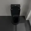 Villeroy & Boch Hommage Унитаз-компакт с вертикальным смывом, напольный, Pure Black CeramicPlus 666210R7