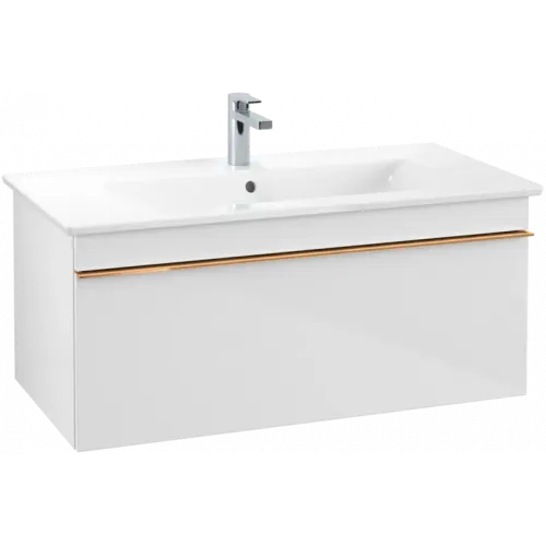 Villeroy & Boch Venticello Тумба под раковину, 1 выдвижной ящик, 953 x 420 x 502 mm, Glossy White / Glossy White A93505DH