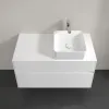 Villeroy & Boch Collaro Тумба под раковину, с подсветкой, 2 выдвижных ящика, 1000 x 548 x 500 mm, Glossy White / Glossy White C040B0DH