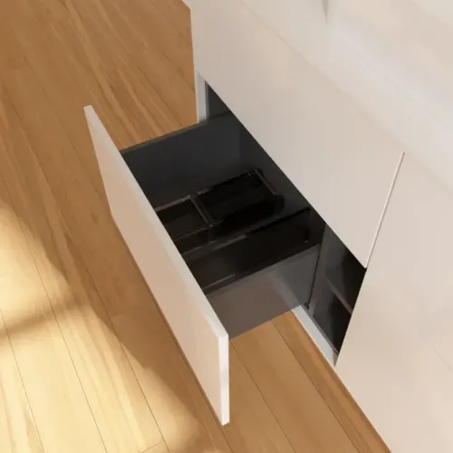 Villeroy & Boch Finion Тумба под раковину, 4 выдвижных ящика, 1200 x 603 x 501 mm, Glossy White Lacquer F38100GF