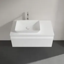 Villeroy & Boch Venticello Тумба под раковину, 1 выдвижной ящик, 957 x 436 x 502 mm, Glossy White / Glossy White A94702DH