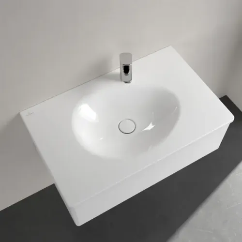 Villeroy & Boch Antao Pаковина для установки на тумбу, 800 x 500 x 150 mm, Альпийский белый CeramicPlus, без перелива 4A7581R1