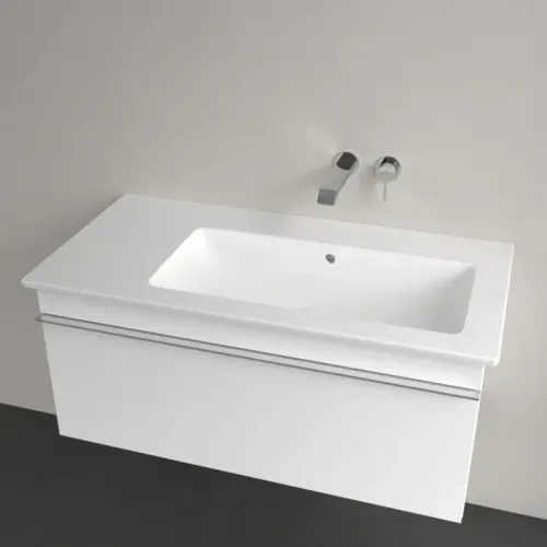 Villeroy & Boch Venticello Pаковина для установки на тумбу, 1000 x 500 x 170 mm, Альпийский белый, с переливом 4134R301