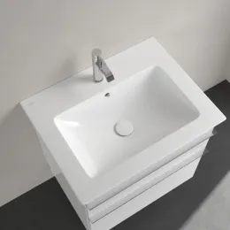 Villeroy & Boch Venticello Pаковина, 655 x 500 x 170 mm, Альпийский белый CeramicPlus, с переливом 412465R1