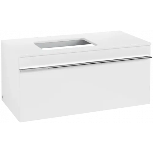 Villeroy & Boch Venticello Тумба под раковину, 1 выдвижной ящик, 957 x 436 x 502 mm, Glossy White / Glossy White A94701DH