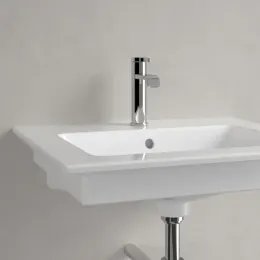Villeroy & Boch Venticello Pаковина, 600 x 500 x 165 mm, Альпийский белый, с переливом, шлифованный 4124G601