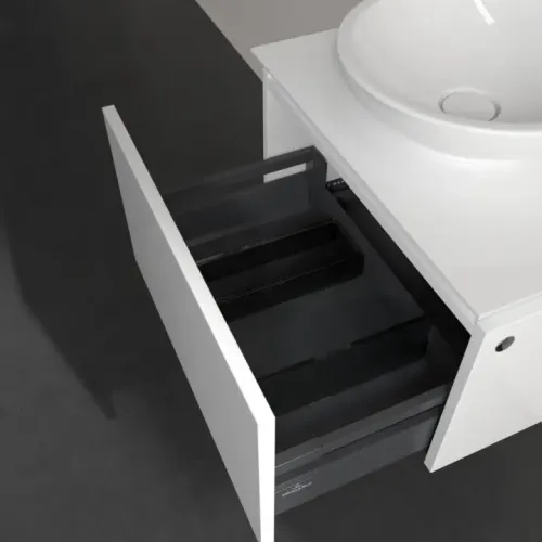 Villeroy & Boch Legato Тумба под раковину, 1 выдвижной ящик, 600 x 380 x 500 mm, Glossy White / Glossy White B56700DH