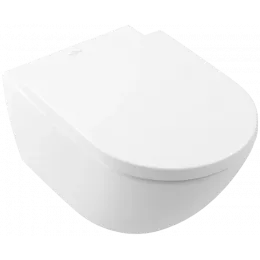 Villeroy & Boch Subway 3.0 Унитаз с открытым смывным краем, настенный, с TwistFlush, Stone White CeramicPlus 4670T0RW