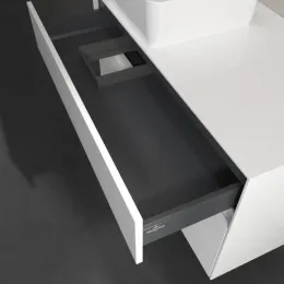 Villeroy & Boch Collaro Тумба под раковину, 2 выдвижных ящика, 1000 x 548 x 500 mm, Glossy White / Glossy White C03900DH