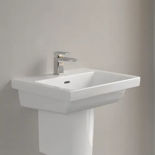 Villeroy & Boch Subway 3.0 Pаковина, 550 x 440 x 165 mm, Альпийский белый, с переливом 4A705501