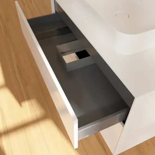 Villeroy & Boch Finion Тумба под раковину, 2 выдвижных ящика, 1000 x 603 x 501 mm, Glossy White Lacquer F35100GF