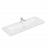 Villeroy & Boch Subway 2.0 Pаковина для установки на тумбу, 1300 x 470 x 160 mm, Альпийский белый CeramicPlus, с переливом 7176D0R1