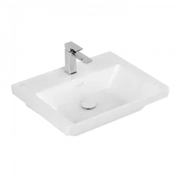 Villeroy & Boch Subway 3.0 Pаковина, 600 x 470 x 165 mm, Альпийский белый, без перелива, шлифованный 4A706F01