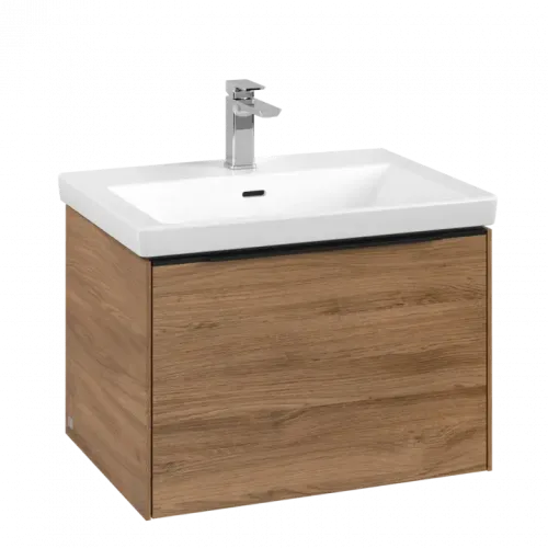 Villeroy & Boch Subway 3.0 Тумба под раковину, 1 выдвижной ящик, 622 x 429 x 478 mm, Oak Kansas C57501RH