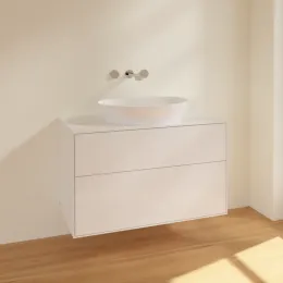 Villeroy & Boch Finion Тумба под раковину, 2 выдвижных ящика, 1000 x 603 x 501 mm, Glossy White Lacquer FA0100GF