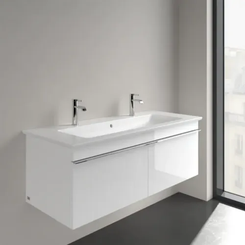 Villeroy & Boch Venticello Pаковина для установки на тумбу, 1200 x 500 x 175 mm, Stone White CeramicPlus, с переливом 4104CKRW