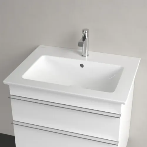 Villeroy & Boch Venticello Pаковина, 655 x 500 x 170 mm, Альпийский белый CeramicPlus, с переливом 412465R1