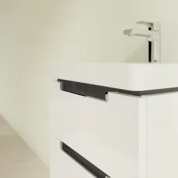 Villeroy & Boch Subway 2.0 Тумба под раковину, 2 выдвижных ящика, 440 x 590 x 351 mm, Glossy White A90610DH