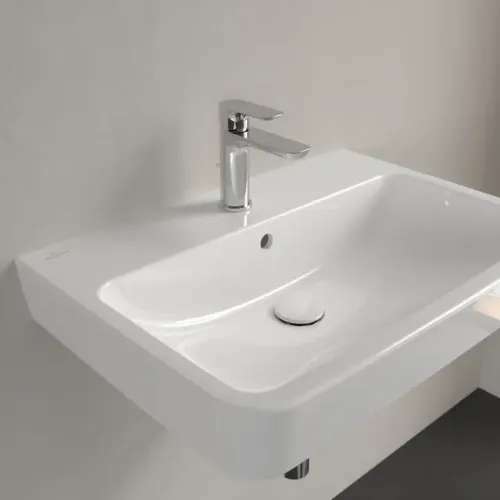 Villeroy & Boch O.novo Pаковина, 650 x 460 x 175 mm, Альпийский белый, с переливом, задняя сторона и нижняя сторона шлифованные 4A41KG01