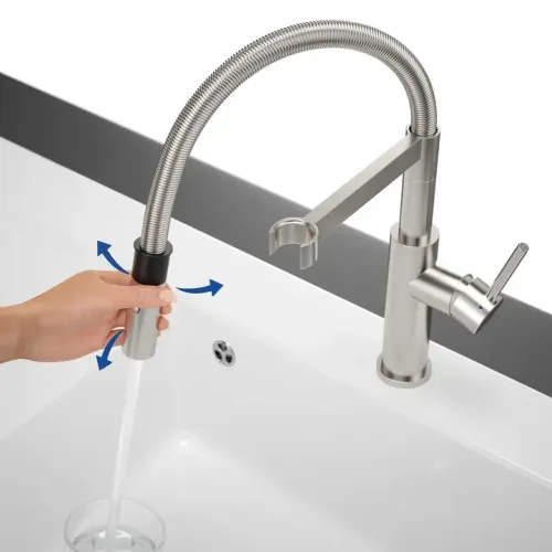 Villeroy & Boch Steel Expert 2.0 Однорычажный смеситель для мойки Однорычажный смеситель для мойки, выкл Нержавеющая сталь, Сплошная нержавеющая сталь 928000LC