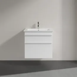 Villeroy & Boch Venticello Тумба под раковину, 2 выдвижных ящика, 603 x 590 x 502 mm, Glossy White / Glossy White A92402DH