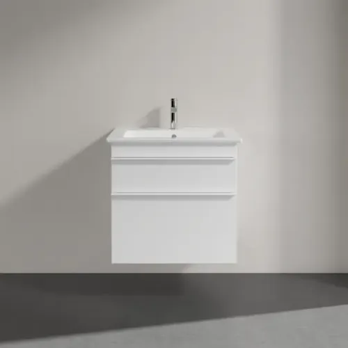 Villeroy & Boch Venticello Тумба под раковину, 2 выдвижных ящика, 603 x 590 x 502 mm, Glossy White / Glossy White A92402DH