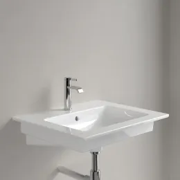 Villeroy & Boch Venticello Pаковина, 600 x 500 x 165 mm, Альпийский белый, с переливом, шлифованный 4124G601