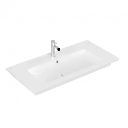 Villeroy & Boch Venticello Pаковина для установки на тумбу, 1000 x 500 x 170 mm, Альпийский белый CeramicPlus, с переливом 4104ALR1