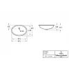Раковина под столешницу Villeroy & Boch Evana 61.5 x 41.5 см CeramicPlus 614400R1