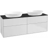Villeroy & Boch Finion Тумба под раковину, 4 выдвижных ящика, 1600 x 603 x 501 mm, White Matt Lacquer FA8200MT