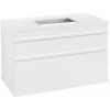 Villeroy & Boch Venticello Тумба под раковину, 2 выдвижных ящика, 957 x 606 x 502 mm, Glossy White / Glossy White A94102DH