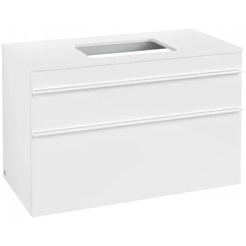 Villeroy & Boch Venticello Тумба под раковину, 2 выдвижных ящика, 957 x 606 x 502 mm, Glossy White / Glossy White A94102DH