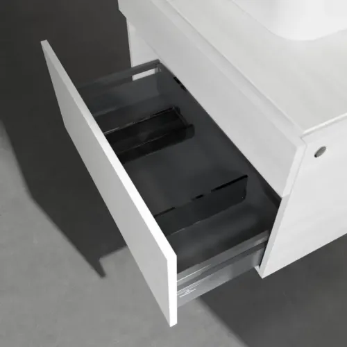 Villeroy & Boch Legato Тумба под раковину, 2 выдвижных ящика, 800 x 550 x 500 mm, White Wood / White Wood B73400E8