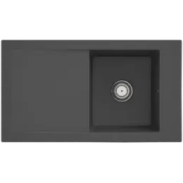 Villeroy & Boch Timeline 50 Мойка, включая Комплект слива с ручным управлением, выкл Керамика, 900 x 510 mm, Graphite CeramicPlus 330701i4