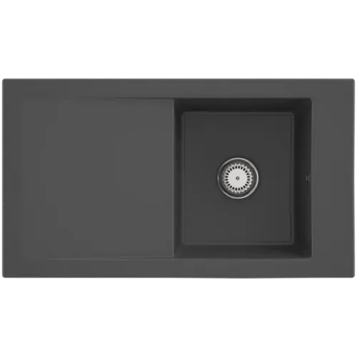 Villeroy & Boch Timeline 50 Мойка, включая Комплект слива с ручным управлением, выкл Керамика, 900 x 510 mm, Graphite CeramicPlus 330701i4