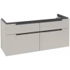 Villeroy & Boch Subway 2.0 Тумба под раковину, 4 выдвижных ящика, 1287 x 590 x 449 mm, Soft Grey A91710VK