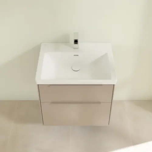 Villeroy & Boch Subway 3.0 Тумба под раковину, 2 выдвижных ящика, 622 x 576 x 478 mm, Taupe C57602VM