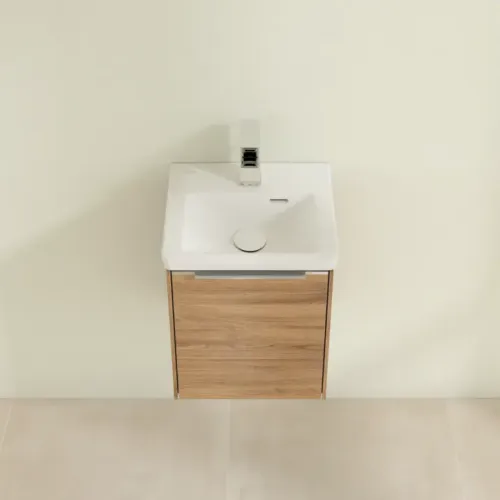 Villeroy & Boch Subway 3.0 Тумба под раковину, 1 дверь, 351 x 429 x 309 mm, Oak Kansas C58400RH