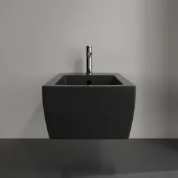 Villeroy & Boch Memento 2.0 Биде, настенный, 375 x 560 mm, Ebony CeramicPlus 443300S5
