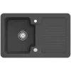 Villeroy & Boch Condor 45 Мойка, включая Комплект слива с эксцентриком, выкл Керамика, 800 x 510 mm, Graphite CeramicPlus 674502i4