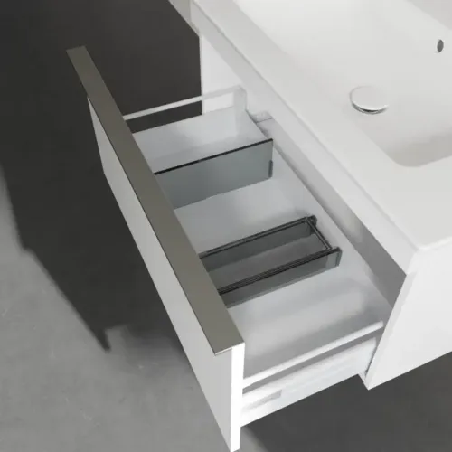 Villeroy & Boch Venticello Тумба под раковину, 1 выдвижной ящик, 753 x 420 x 502 mm, Glossy White / Glossy White A93401DH